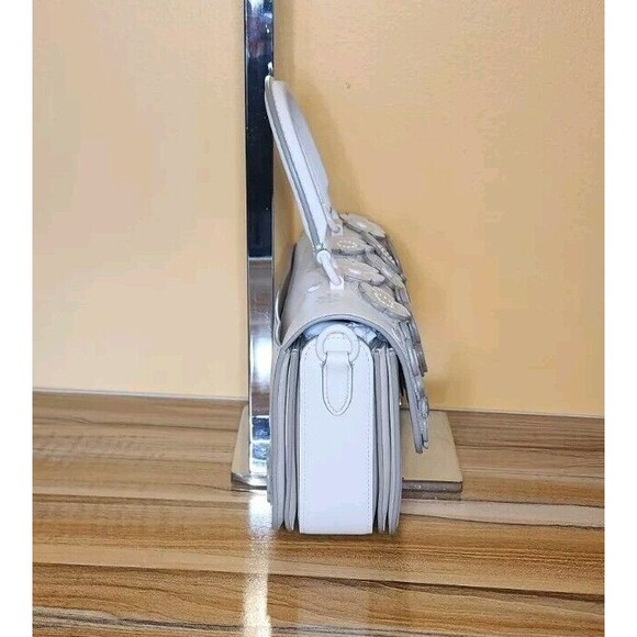 Coach Rogue Top Handle Bag With Tea Roses Chalk Silver! NWT! - Picture 5 of 16